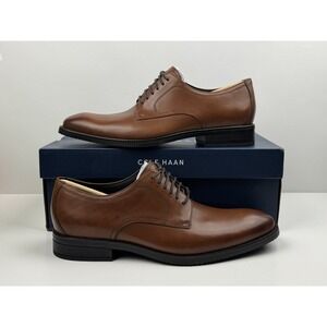 Cole Haan Modern Essentials Plain Toe Men's Size 9.5 British Tan C38448